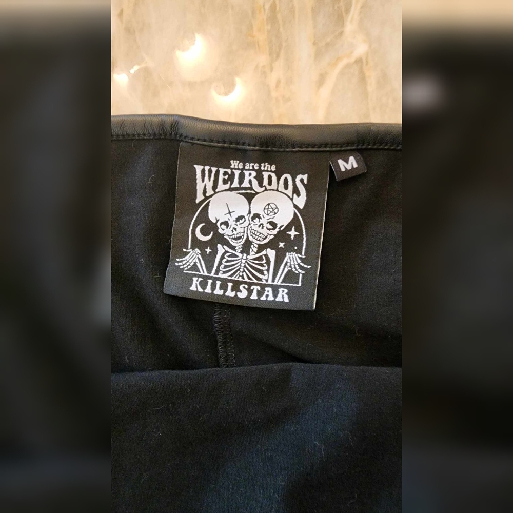 Killstar "siege" black halter top - Picture 3 of 4